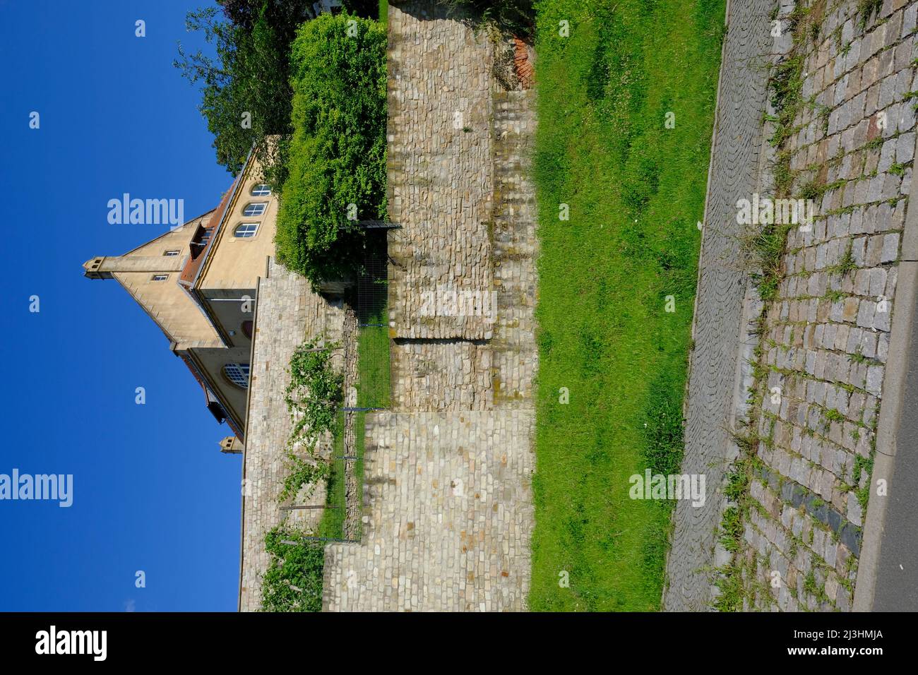 Chiesa del monastero francescano di Zeitz, Burgenlandkreis, Sassonia-Anhalt, Germania Foto Stock