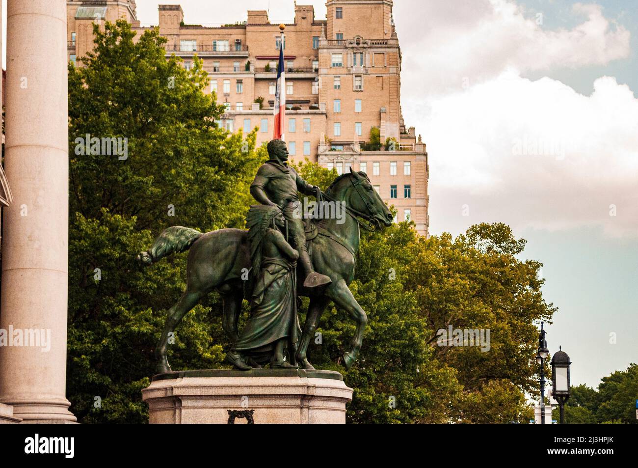 81 STREET - MUSEUM OF NATURAL HISTORY, New York City, NY, USA, location delle riprese per "Night at the Museum" Foto Stock
