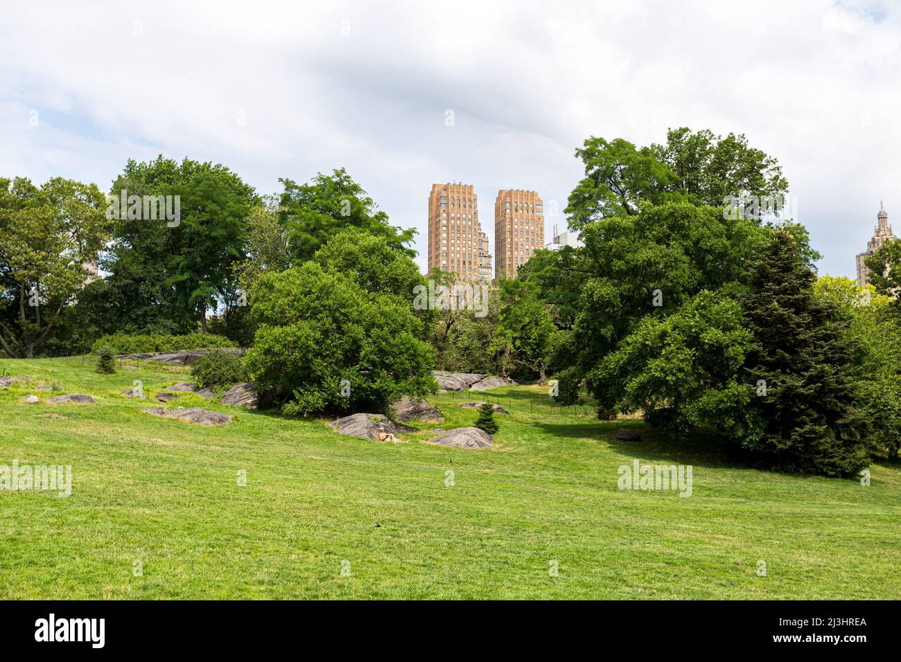 Central Park West, quartiere storico, New York City, NY, USA, impressioni Foto Stock