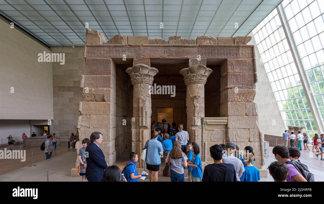 Central Park West, quartiere storico, New York City, NY, USA, All'interno del Metropolitan Museum of Art Foto Stock