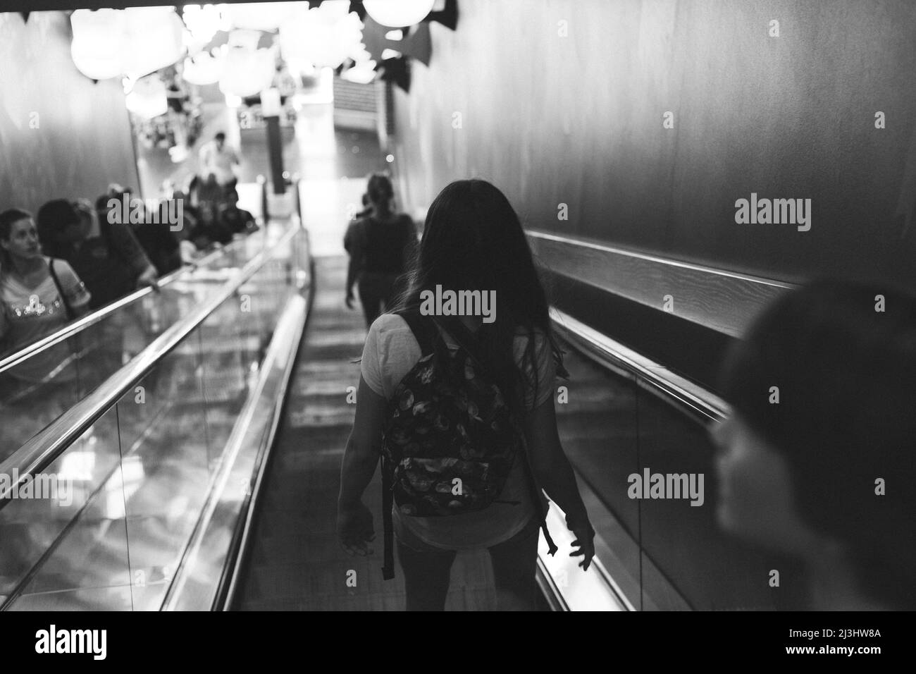 Times Square, New York City, NY, USA, presso il negozio disney Foto Stock