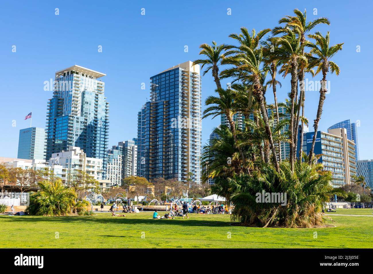 Città di San Diego, città del centro, San Diego California, Stati Uniti Foto Stock
