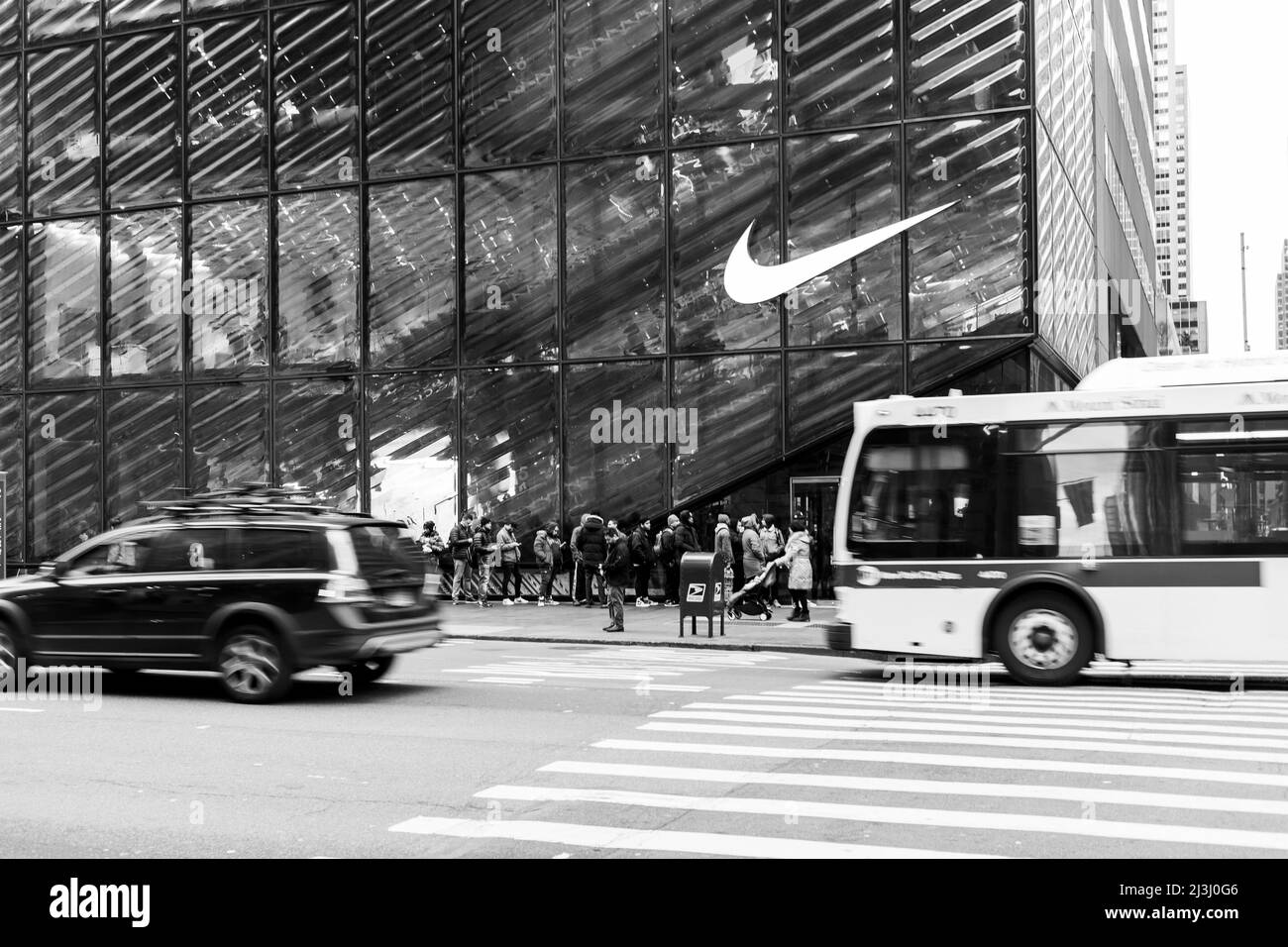 Midtown East, New York City, NY, USA, Street Scene Foto Stock