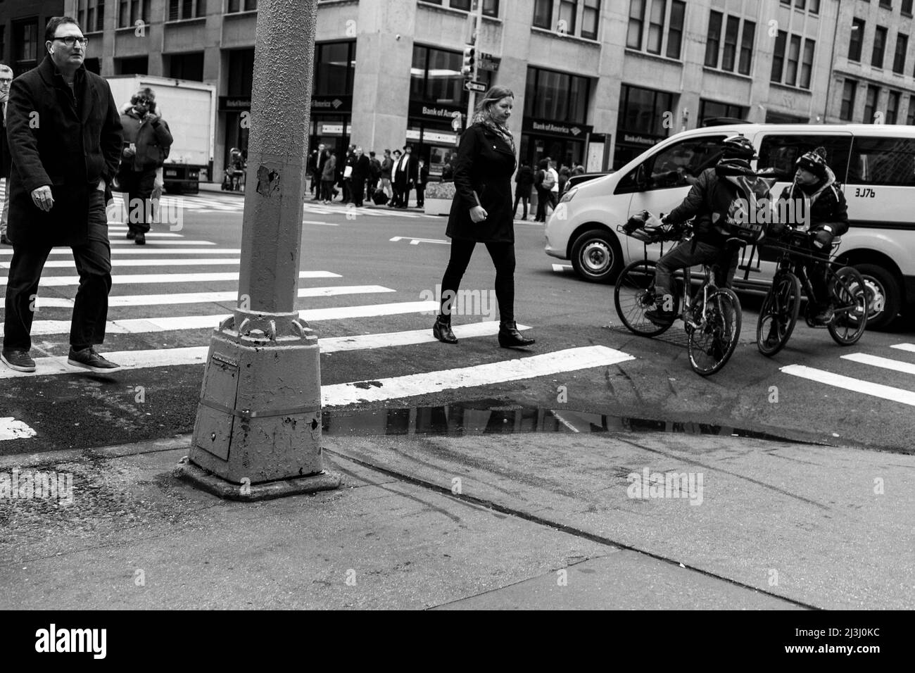 QUARTIERE DELL'ABBIGLIAMENTO, New York City, NY, USA, Street Photography - la gente di New York Foto Stock