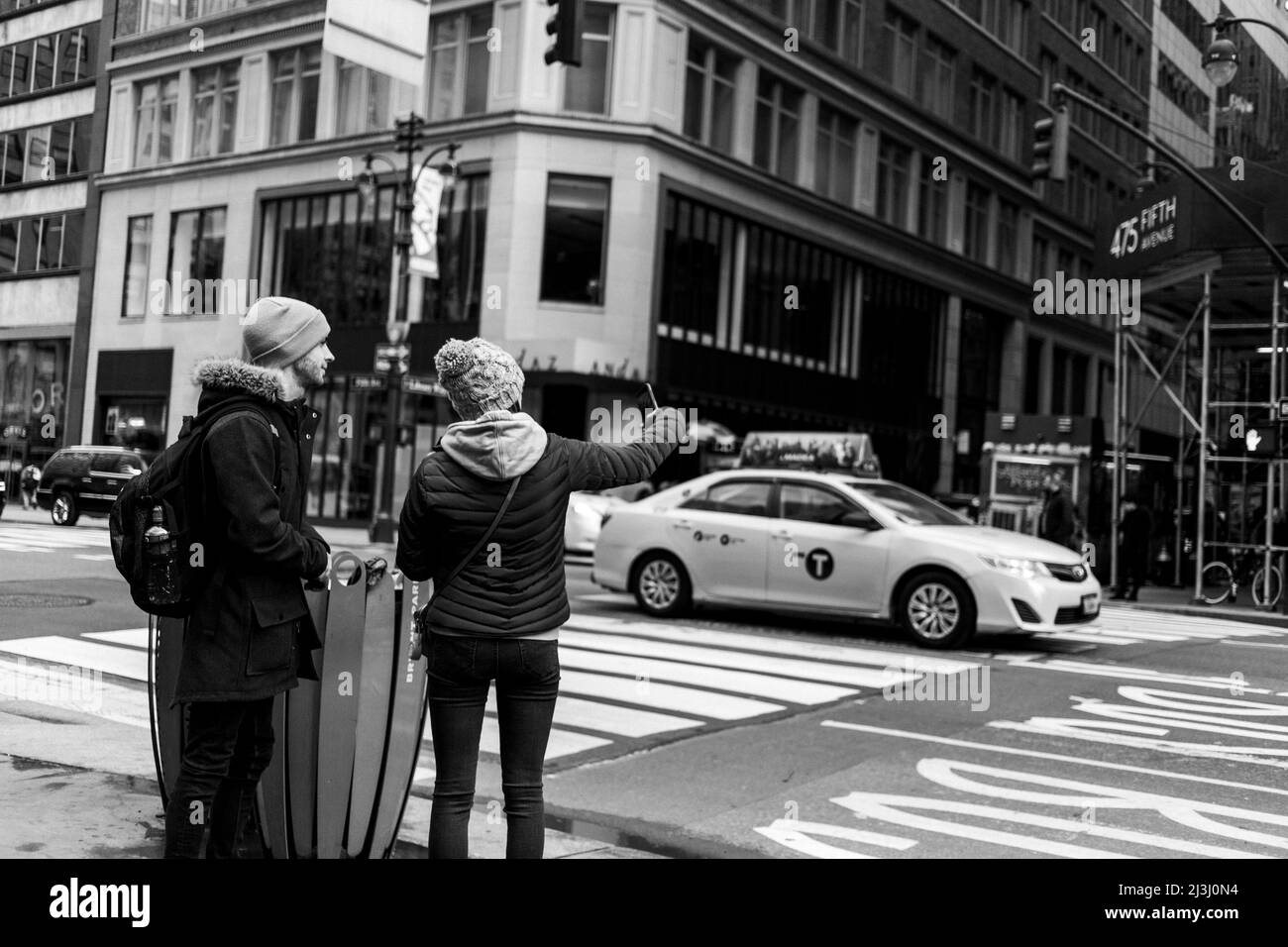 Midtown South, New York City, NY, USA, Street Photography - The People of New York Foto Stock