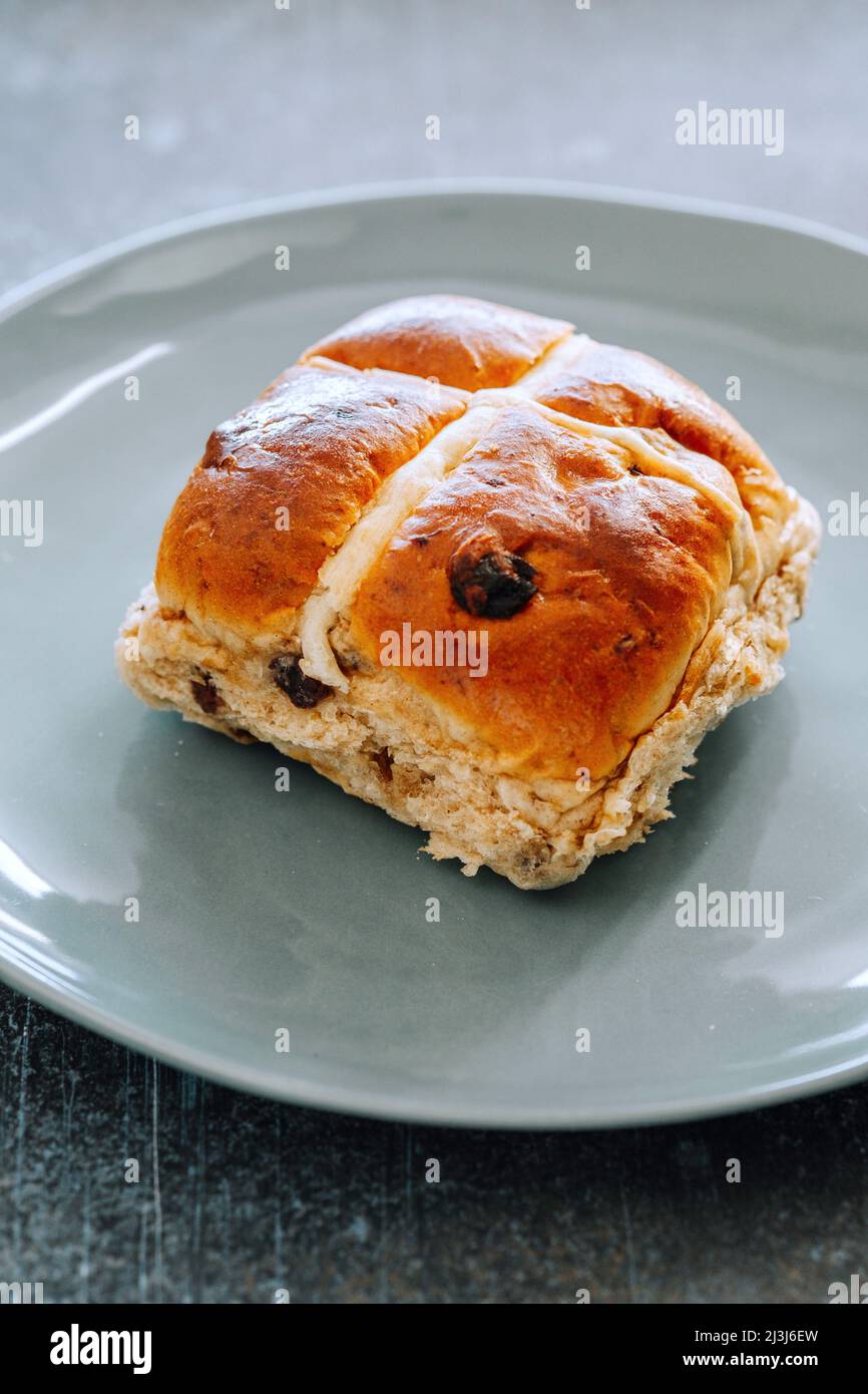 Hot Cross Buns per Pasqua Foto Stock