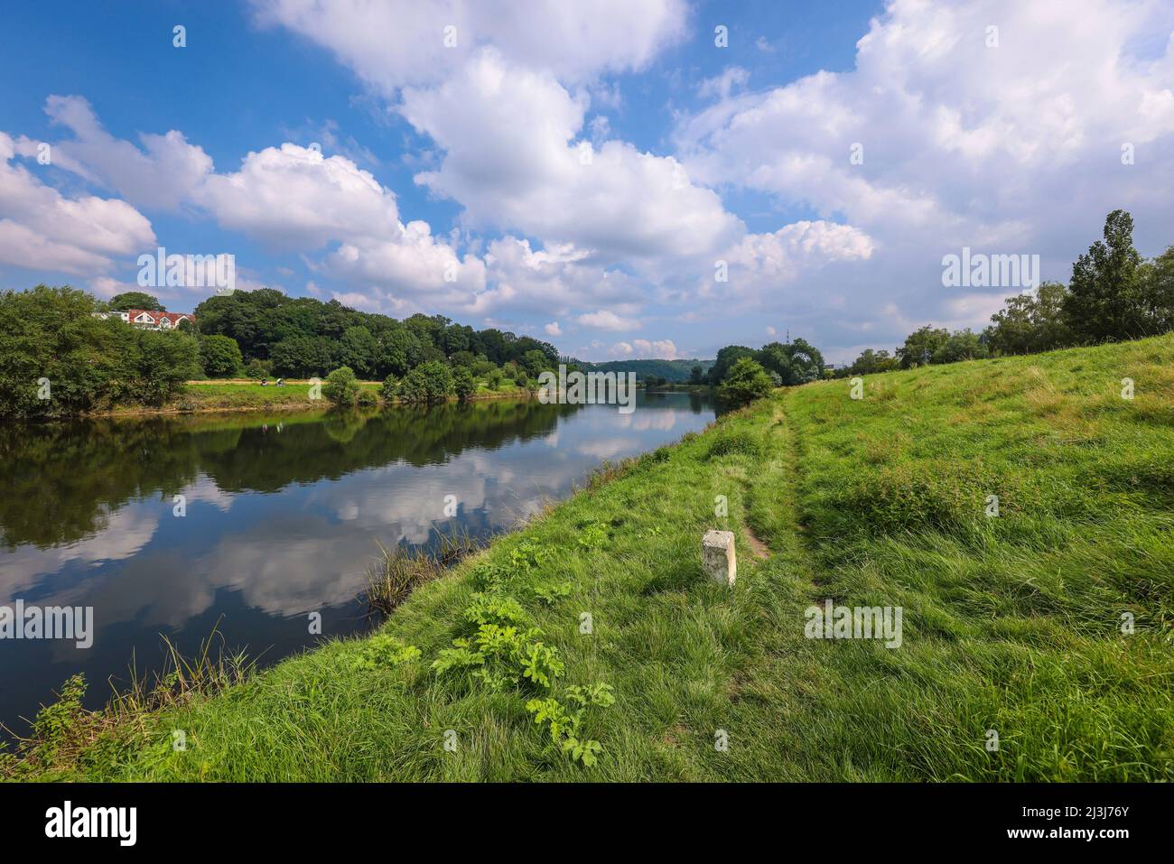 Ruhr nei pressi di Hattingen, Renania settentrionale-Vestfalia, Germania Foto Stock