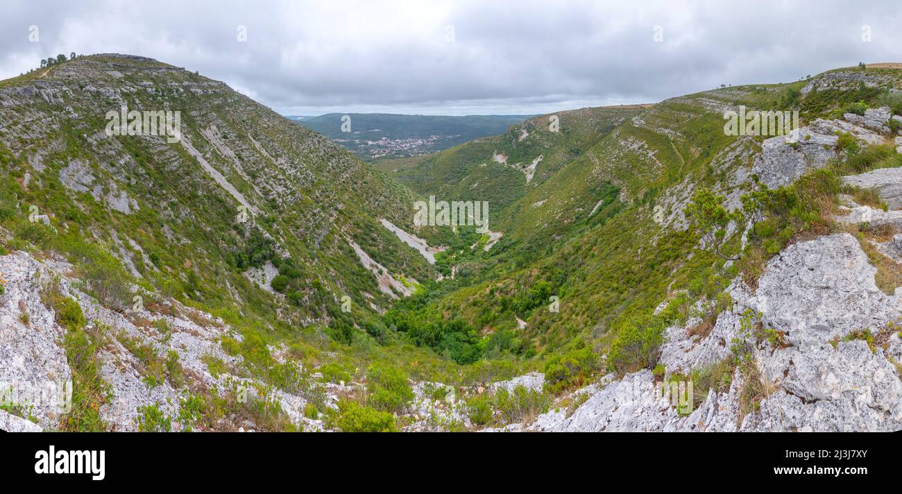 Canyon di Fornea vicino a Porto de MOS in Portogallo Foto Stock