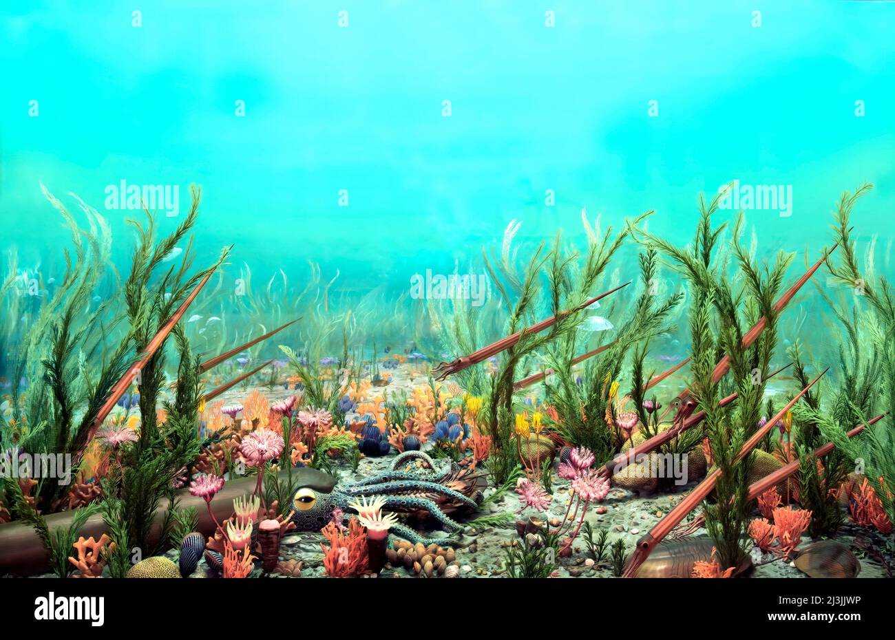 Antico Oceano Ordovician Foto Stock