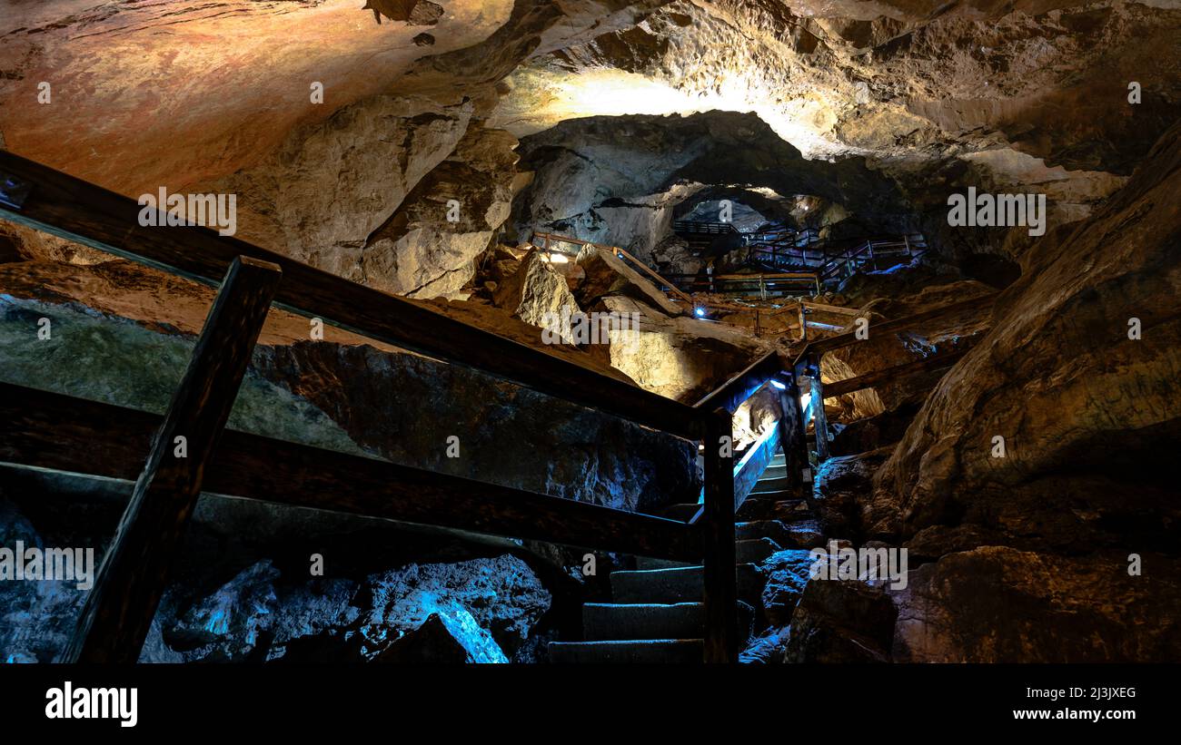 Lamprechthöhle incredibile Foto Stock
