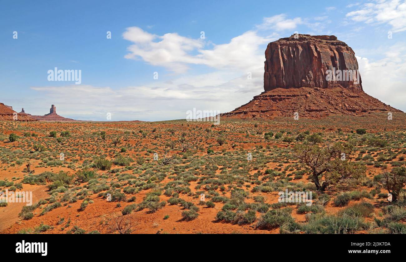 Paesaggio con Merrick Butte, Arizona, Utah Foto Stock