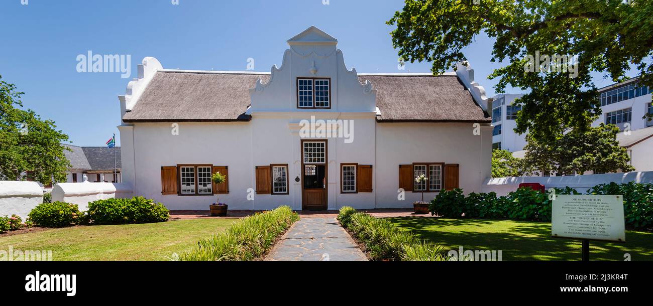 Burgher House; Stellenbosch, Capo Occidentale, Sudafrica Foto Stock