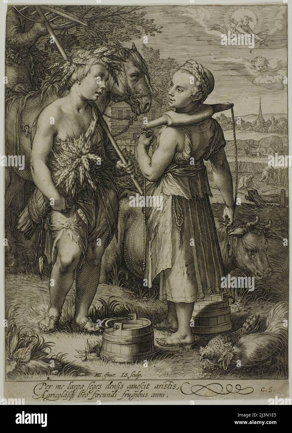 Estate, dalle quattro stagioni, 1601. Foto Stock
