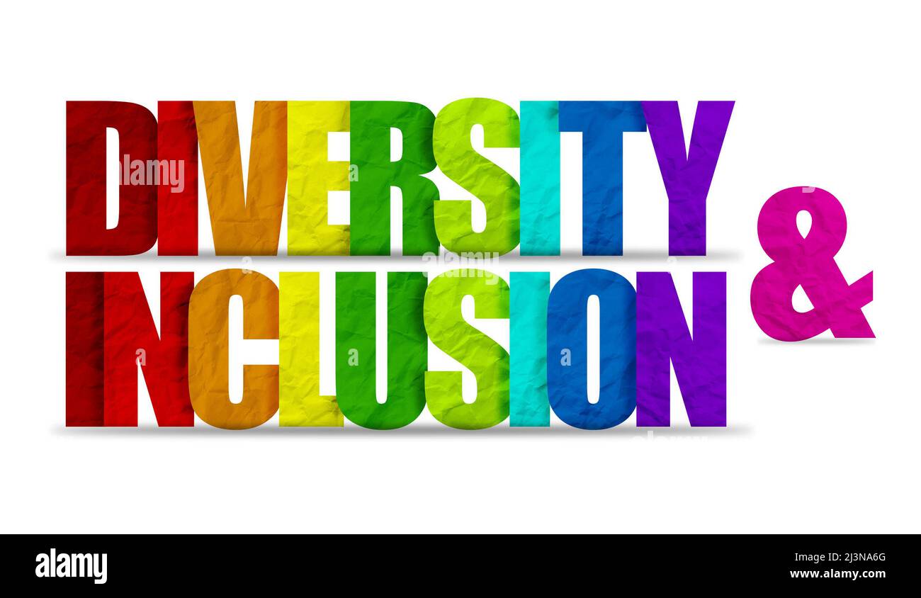 Stand for Diversity and Inclusion Foto Stock