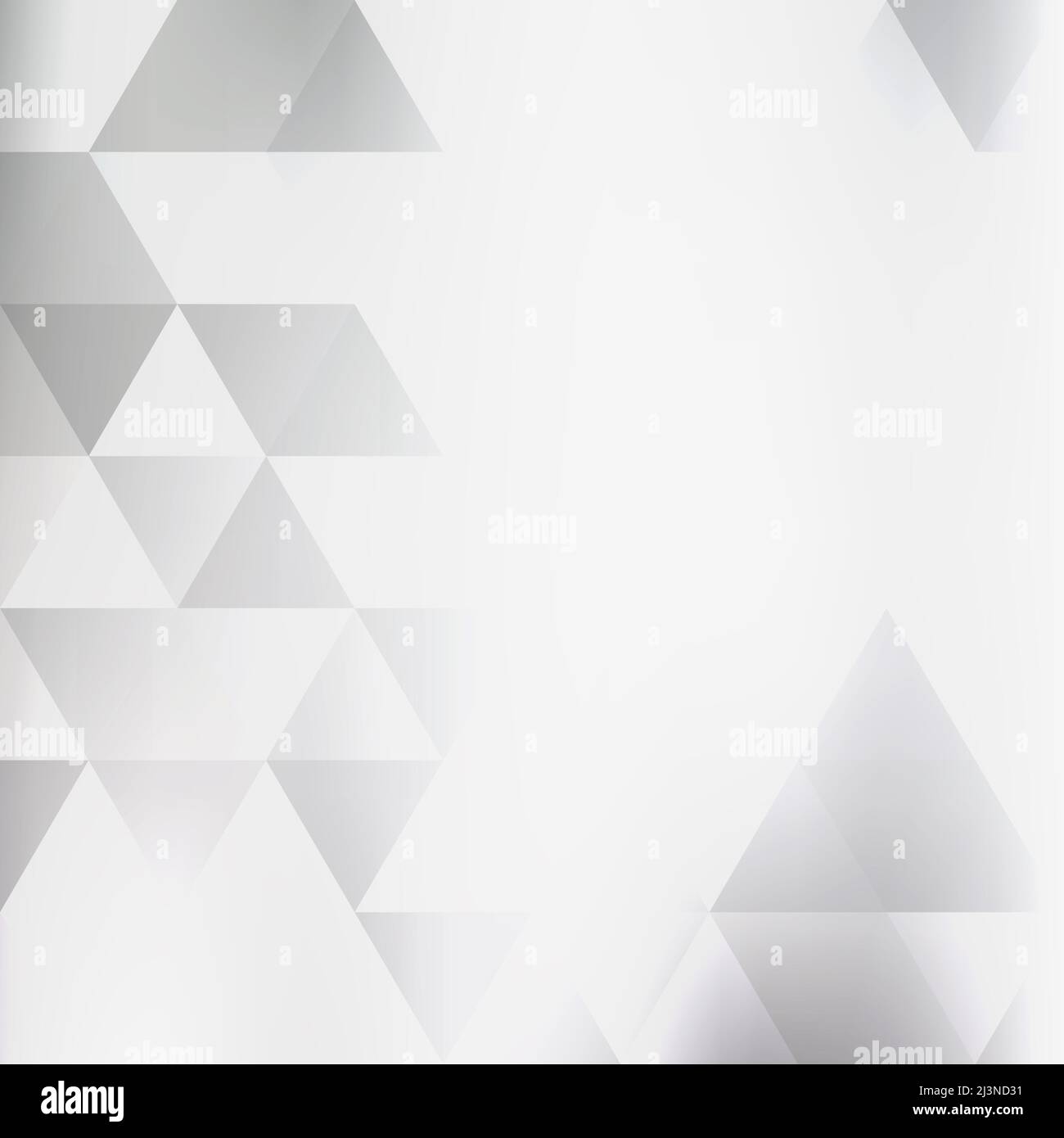 Sfondo morbido astratto con triangoli grigi su un bianco. Motivo grafico raster in bianco e nero Foto Stock