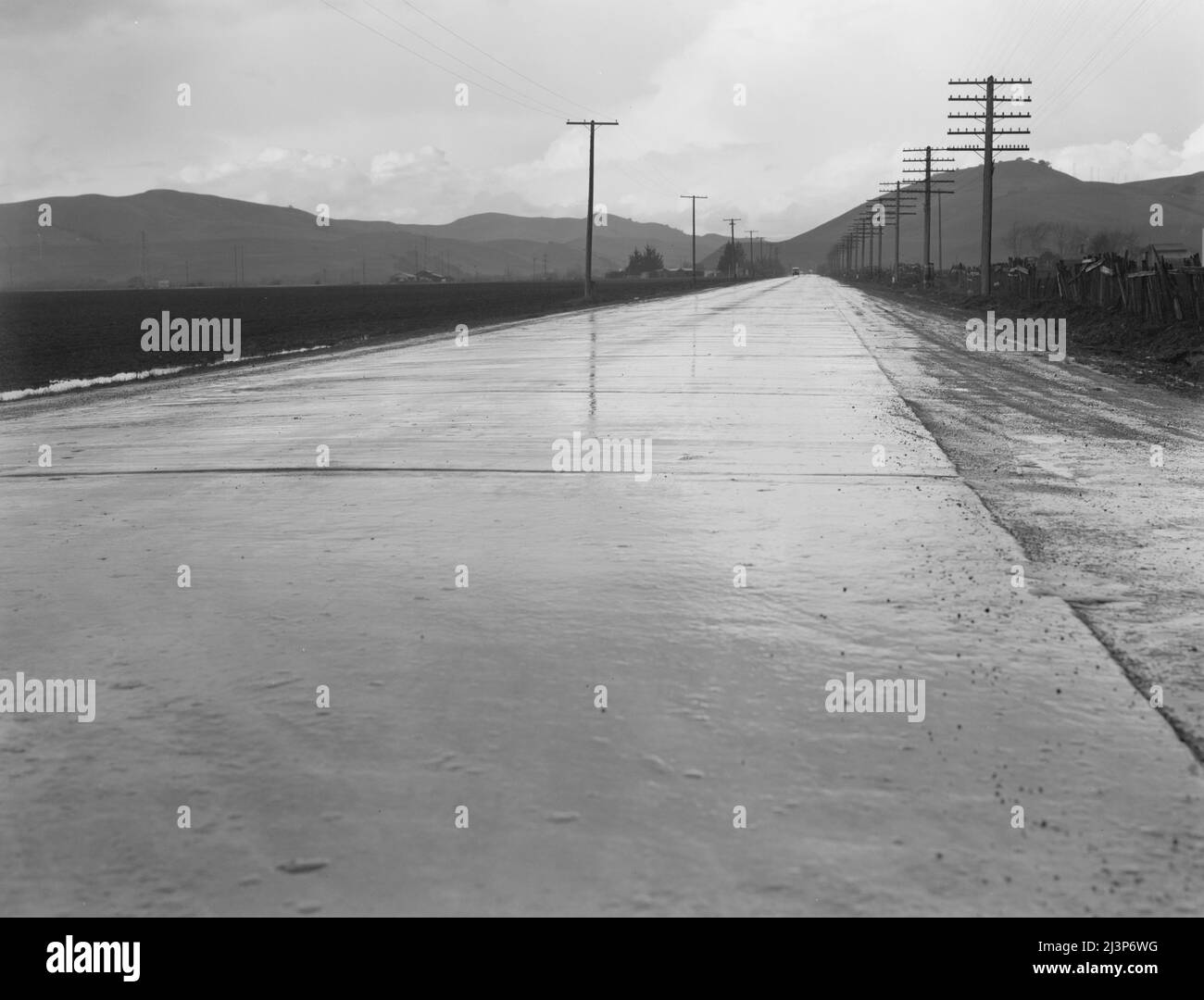 US 101 vicino a San Juan Bautista, California. Foto Stock