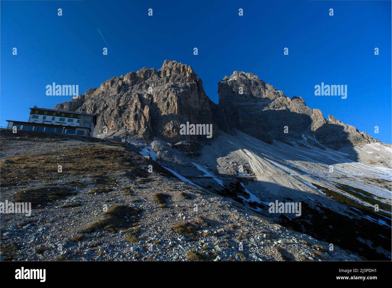 Tre Cime di Lavaredo Foto Stock