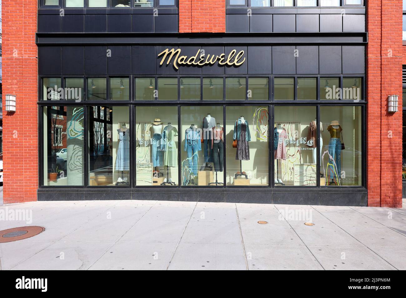 Madewell, 1919 14th St NW, Washington DC foto del negozio di abbigliamento femminile nel corridoio Shaw/Cardozo U Street. Distretto di columbia Foto Stock