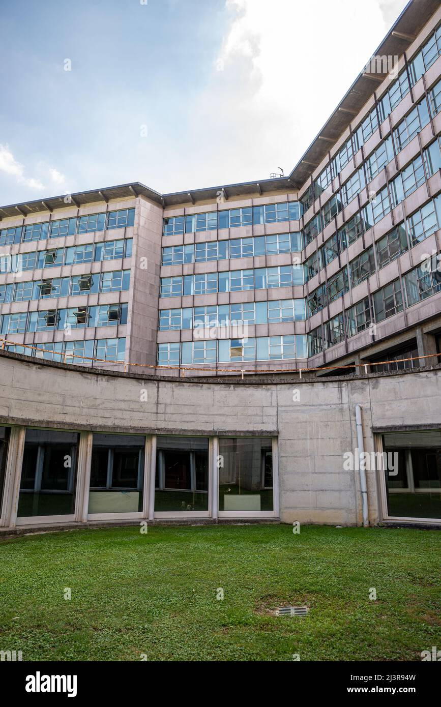 Gli edifici Olivetti del sito patrimonio mondiale dell'UNESCO, Ivrea (TO), Piemonte, Italia Foto Stock