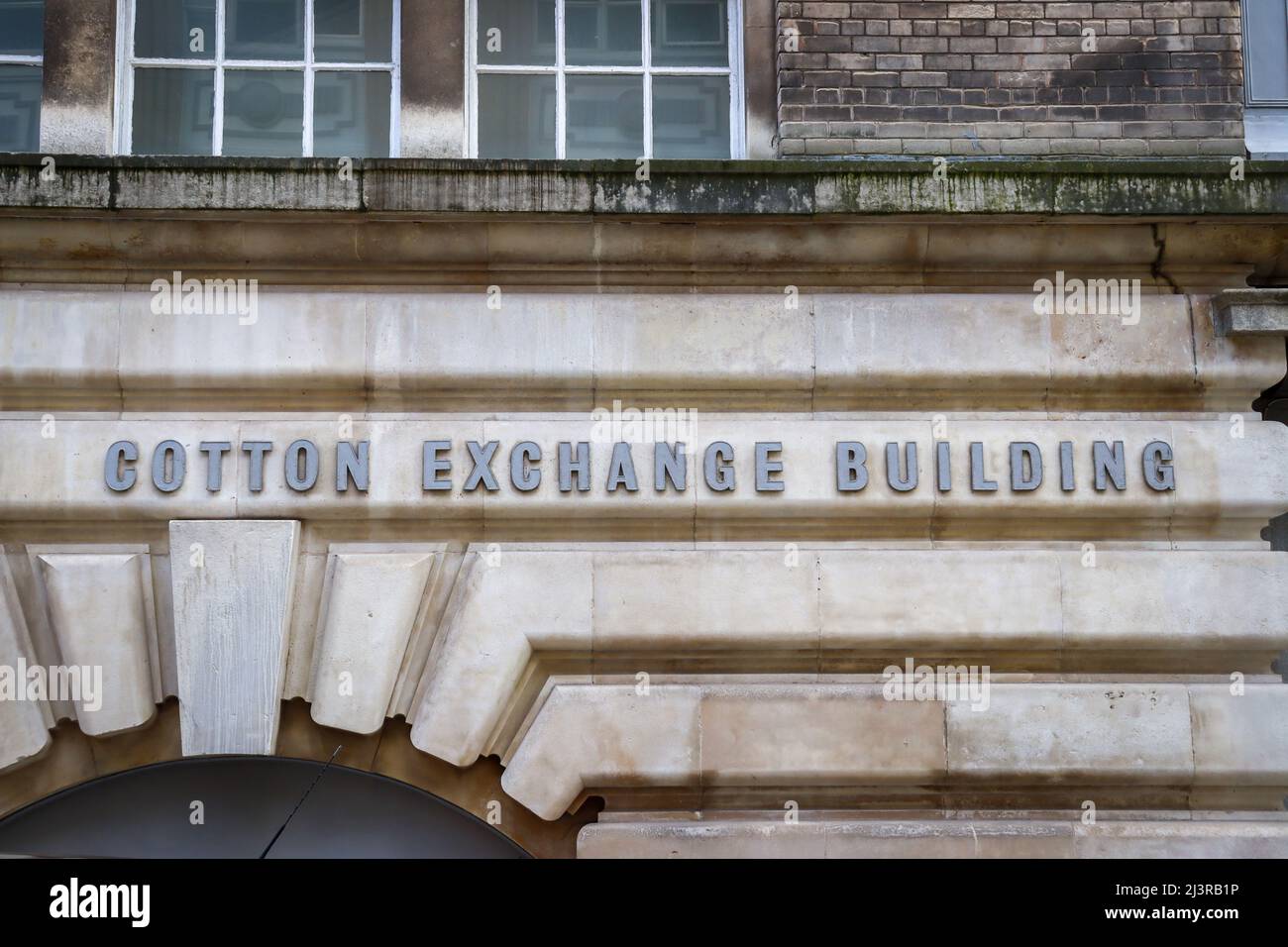 Cotone Exchange / Cotton Trade edifici a Liverpool Foto Stock