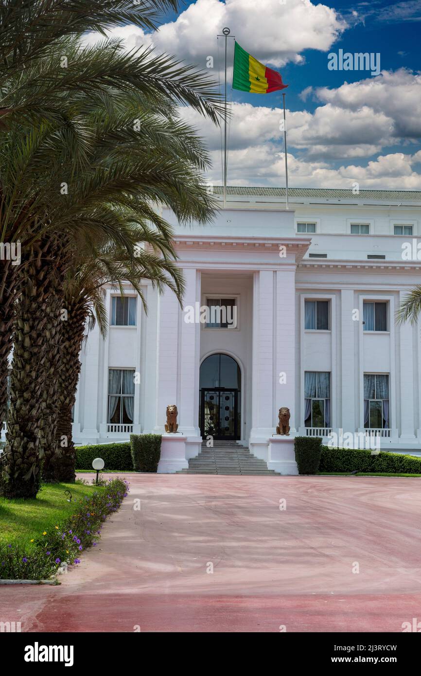 Dakar, Senegal. Palazzo Presidenziale. Foto Stock