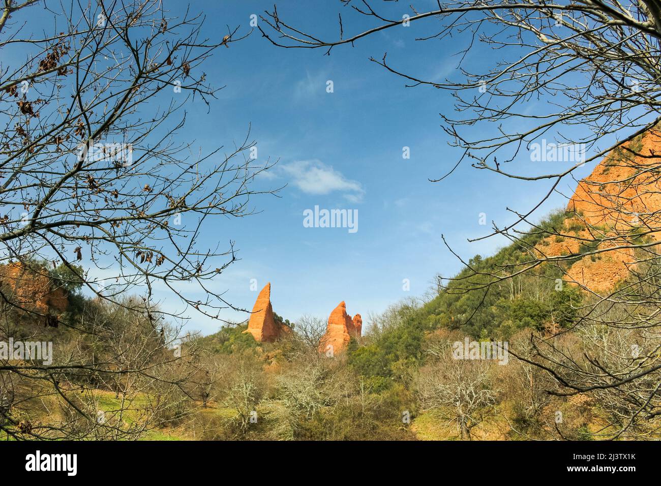 Las Médulas, León. Castilla y León, España. Foto Stock