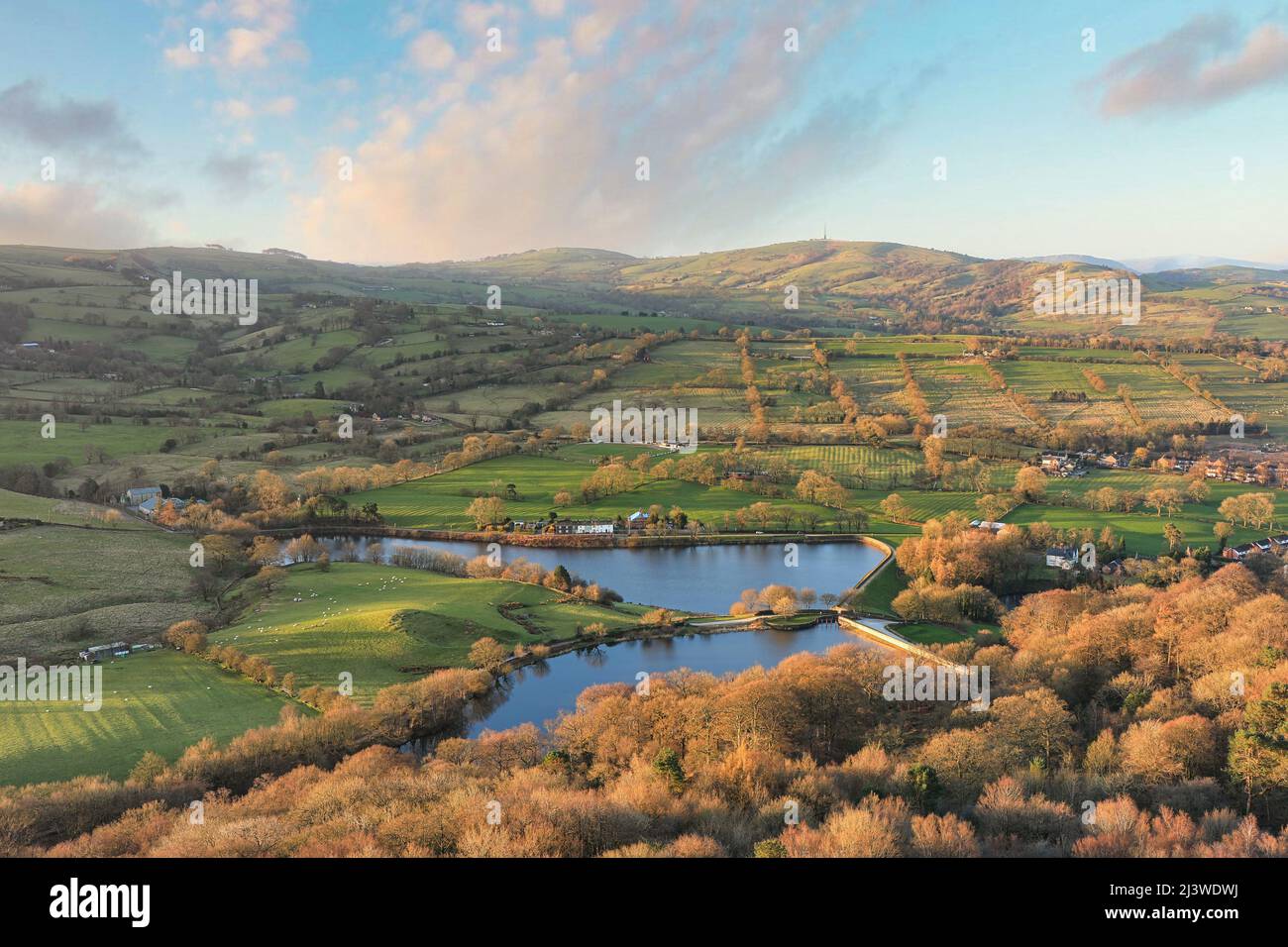 Twovs nose view Twovs nose country Park pack distretto Foto Stock