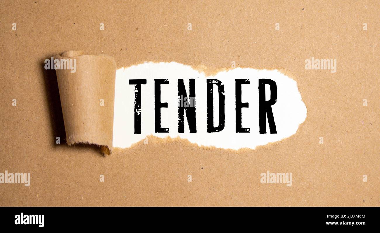 Parola d'offerta su carta indicatrice della carta Foto Stock