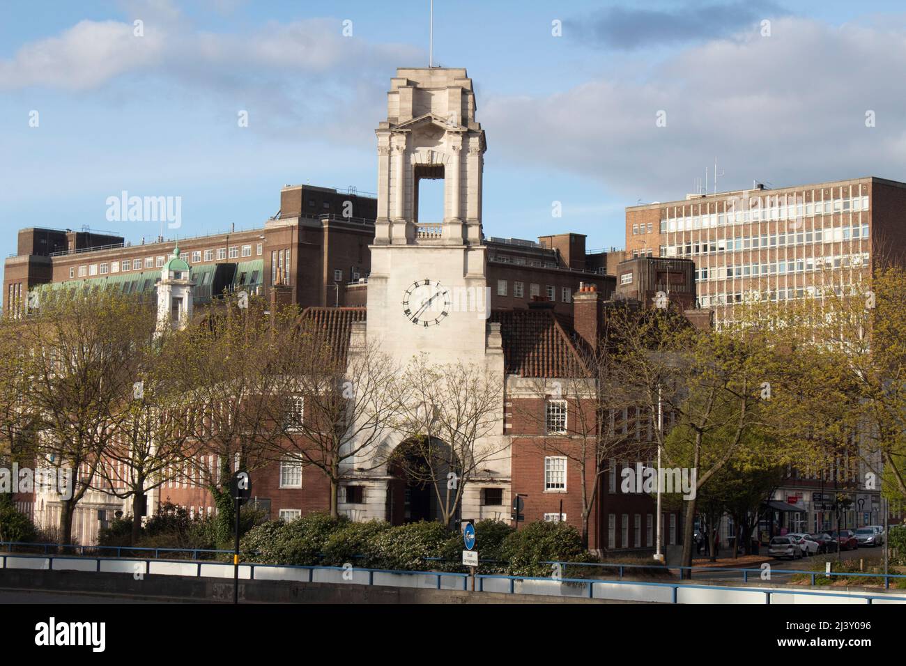 Torre dell'Orologio sulla Royal Academy UK, Birmingham UK Foto Stock
