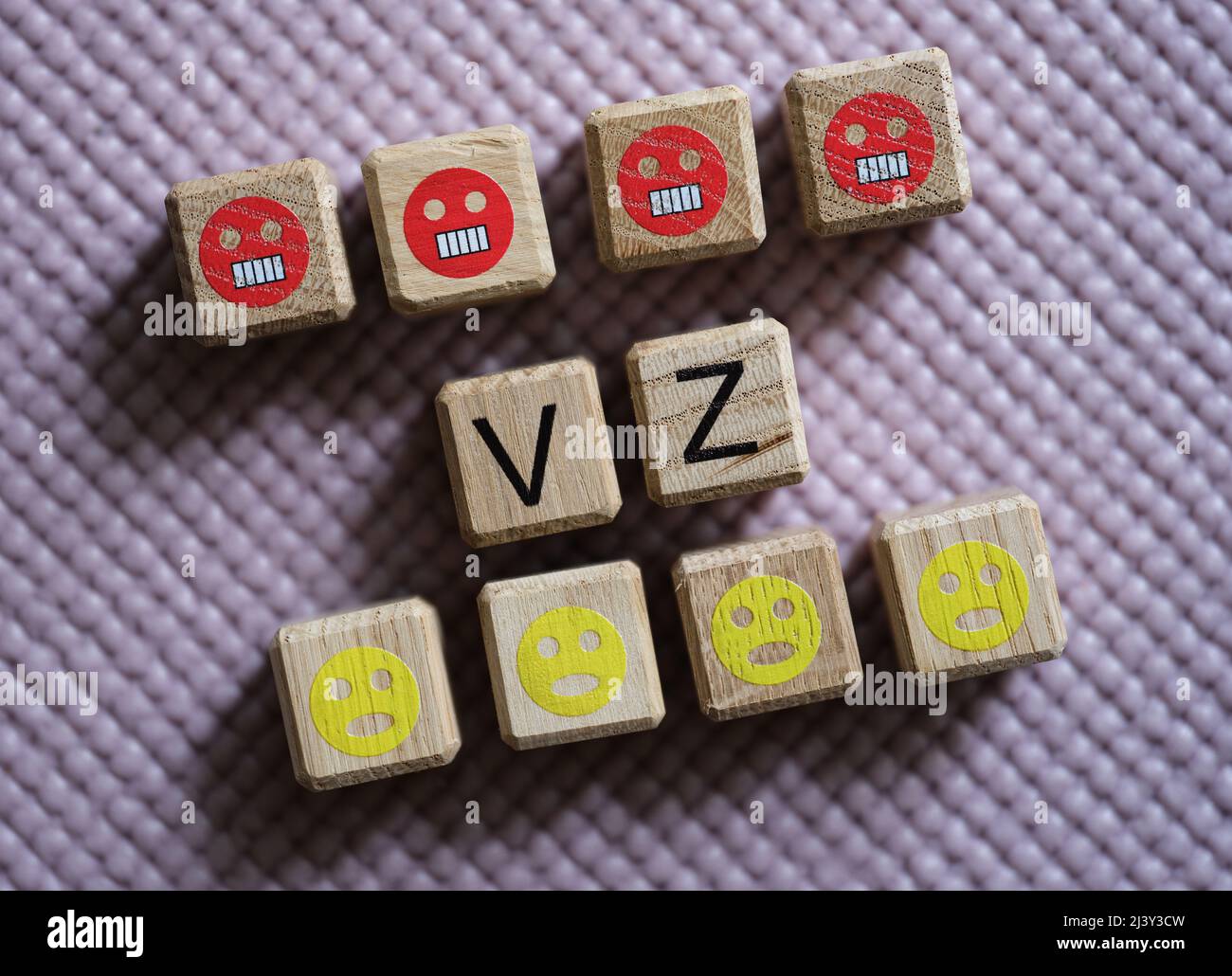 Aggressione russa V Z contro gli ucraini pacifici in Ucraina Foto Stock