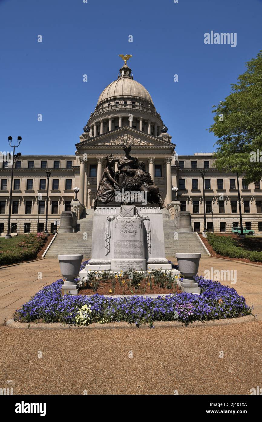 La capitale dello stato del Mississippi a Jackson, Mississippi. Foto Stock