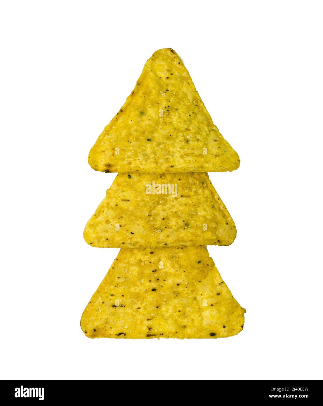 patata o patatine di mais, isolato Foto Stock