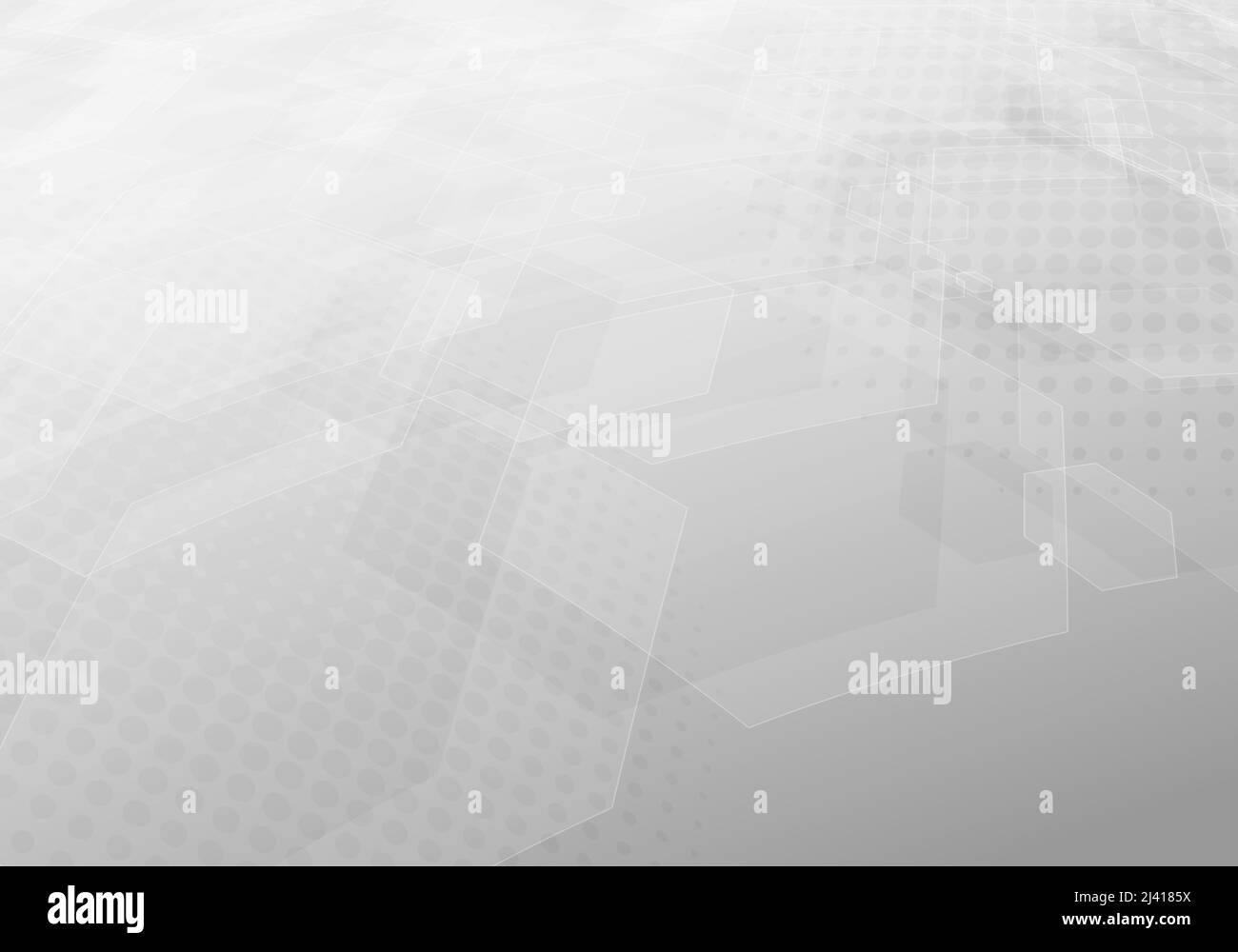 Disegno astratto del modello geometrico esagonale del modello bianco sfumato. Sovrapposizione con sfondo decorativo a mezzitoni. Vettore di illustrazione Illustrazione Vettoriale