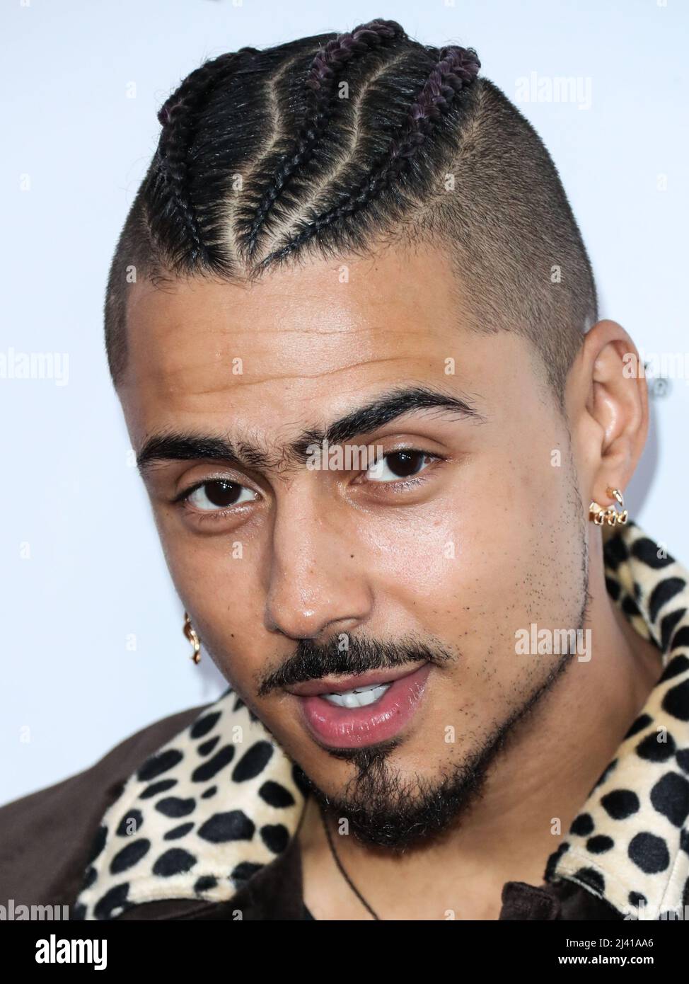 BEVERLY HILLS, LOS ANGELES, CALIFORNIA, USA - APRILE 10: Quincy Brown arriva al Daily Front Row's 6th Annual Fashion Los Angeles Awards presentato da Yes i Am Cacharel, Moroccanoil, Sunglass Hut, MCM, FIJI, Whispering Angel, e Sleep Spa si sono tenuti al Beverly Wilshire, Un hotel Four Seasons il 10 aprile 2022 a Beverly Hills, Los Angeles, California, Stati Uniti. (Foto di Xavier Collin/Image Press Agency) Foto Stock