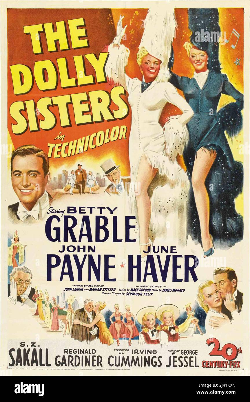 BETTY GABLE nelle SORELLE DEL DOLLY (1945), diretto da IRVING CUMMINGS. Credit: 20th CENTURY FOX / Album Foto Stock