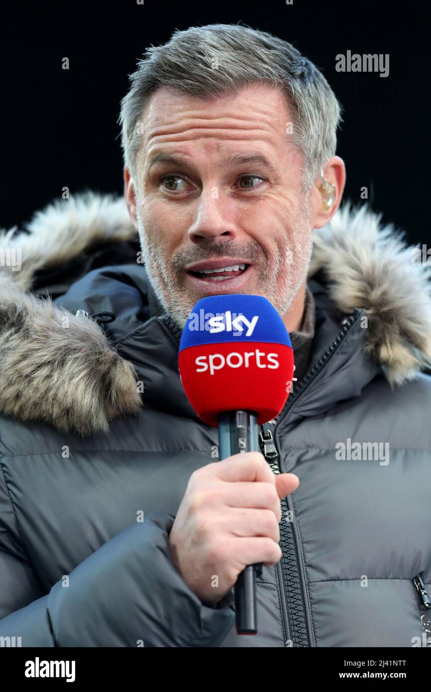 JAMIE CARRAGHER, PRESENTATORE DI SKY SPORTS, 2022 Foto Stock