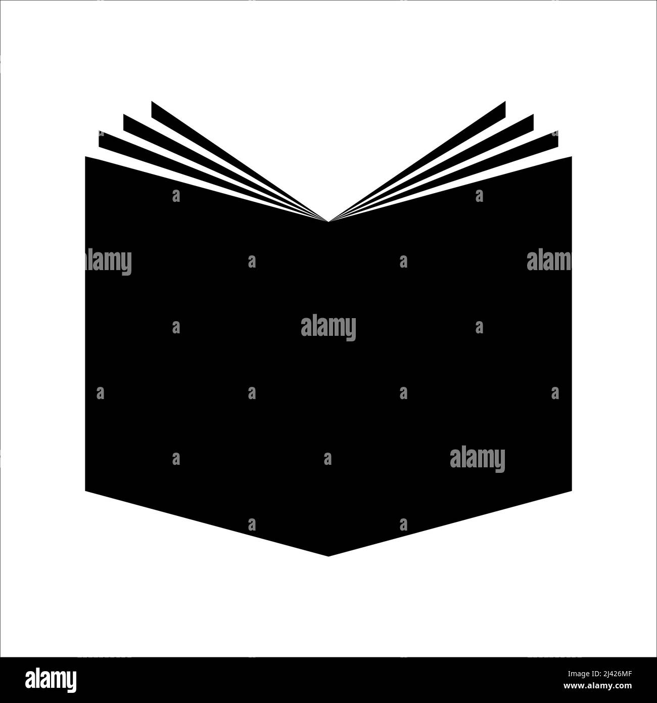 Icona astratta vettoriale sul bianco, illustrazione isolata per grafica e web design. Semplice simbolo piatto. Illustrazione Vettoriale