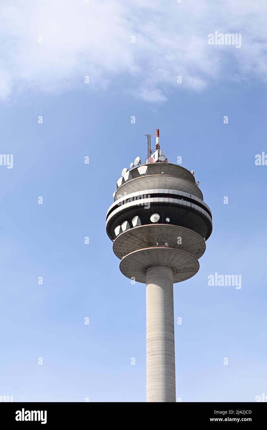 Vienna, Austria. Torre radio dell'Arsenale di Vienna del A1 Telekom Austria Foto Stock