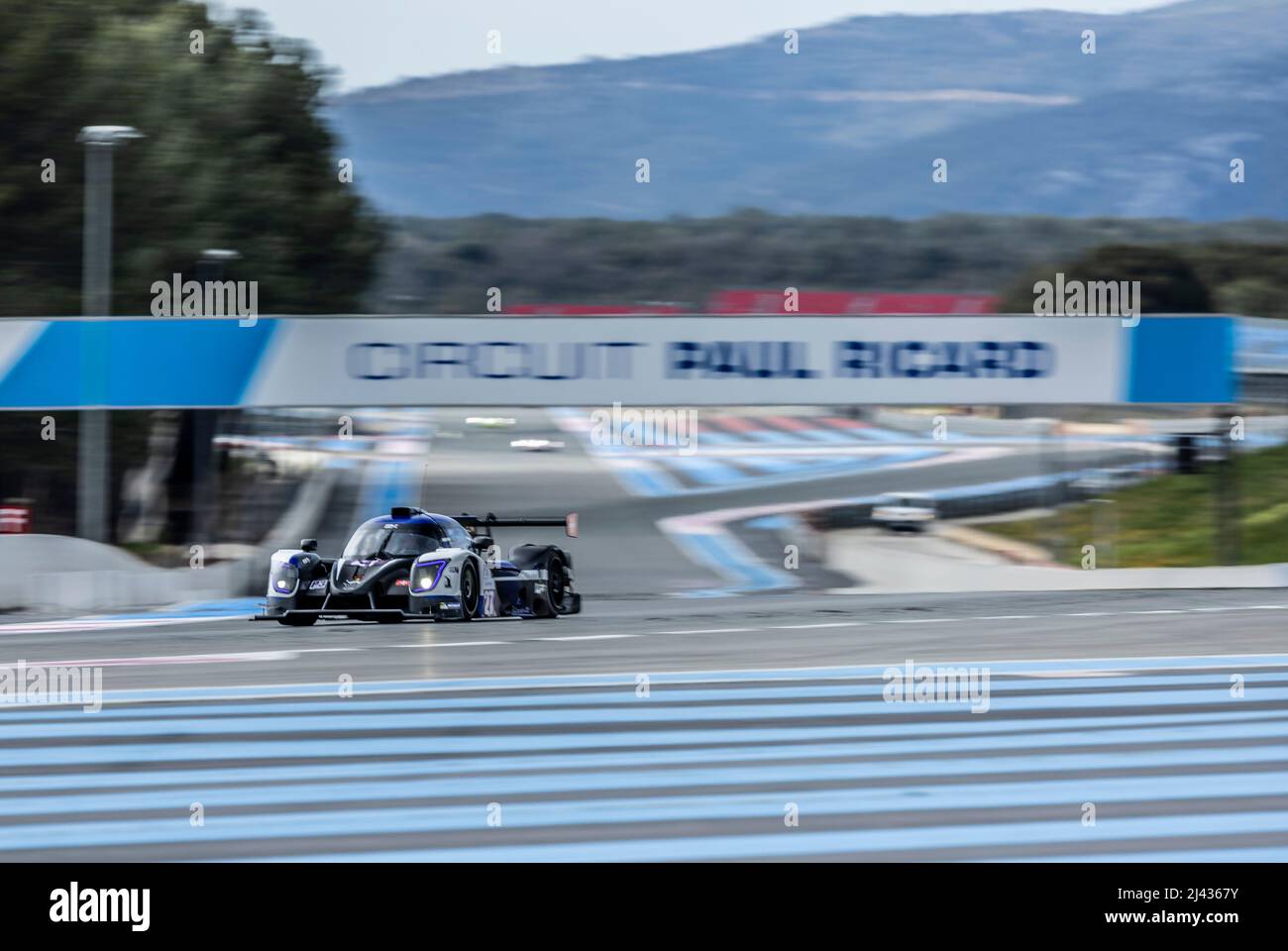 27 DOQUIN Antoine (fra), FOUBERT Jean-Ludovic (fra), MAULINI Nicolas (swi), Cool Racing, Ligier JS P320 - Nissan, in azione durante il Prologo ufficiale della 2022 ELMS European le Mans Series sul circuito Paul Ricard dal 11 al 12 aprile, a le Castellet, Francia - Foto Marc de Mattia / DPPI Foto Stock