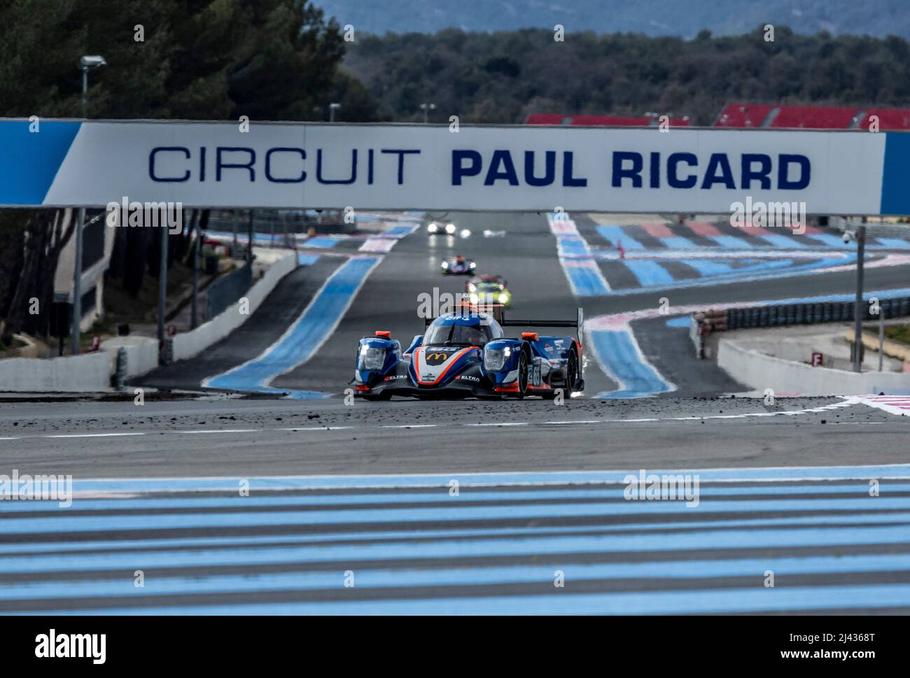 65 CANAL Julien (fra), JAMIN Nicolas (fra), VAN UITERT Job (nld), Panis Racing, Oreca 07 - Gibson, in azione durante il Prologo ufficiale della 2022 ELMS European le Mans Series sul circuito Paul Ricard dal 11 al 12 aprile, a le Castellet, Francia - Foto Marc de Mattia / DPPI Foto Stock