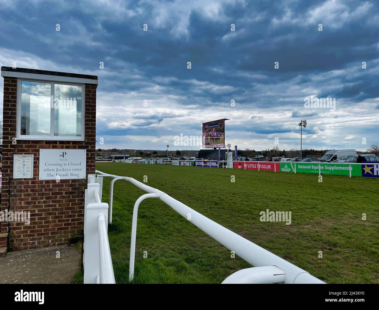 Plumpton Racecourse Foto Stock