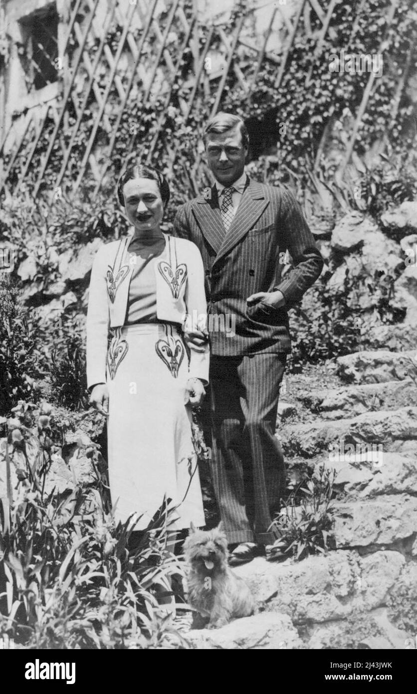 Duke & Duchessa Windsor - Ritratti (Royalty). Giugno 28, 1937. Foto Stock