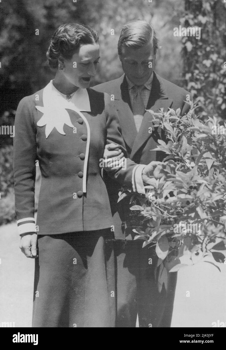Duca e Duchessa di Windsor scene prima del 1940. Dicembre 05, 1938. (Foto della stampa associata) Foto Stock