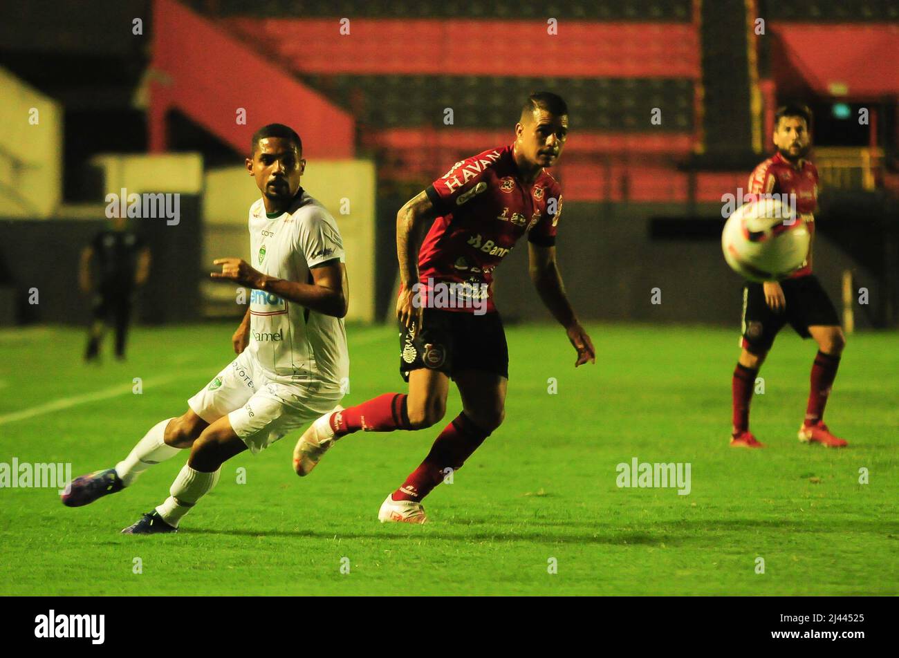 Pelotas, Brasile. 11th Apr 2022. RS - Pelotas - 04/11/2022 - BRASILEIRAO SERIE C 2022, BRASIL DE PELOTAS X MANAUS - Francia giocatore del Brasile de Pelotas durante una partita contro Manaus allo stadio Bento Mendes de Freitas per il campionato brasiliano C 2022. Foto: MATEUS SARAIVA/AGIF Credit: AGIF/Alamy Live News Foto Stock