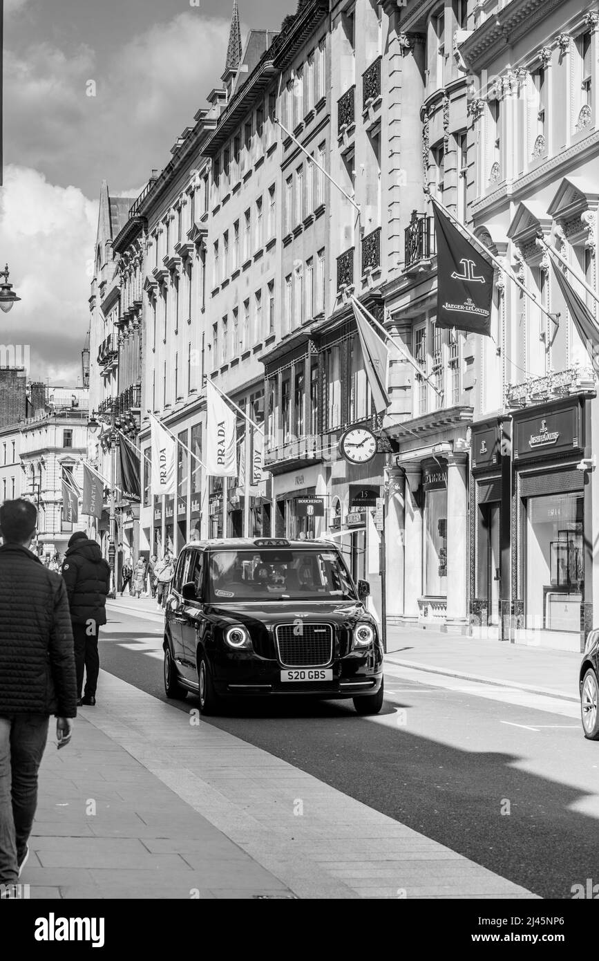 Intorno al West End di Londra, incluso Bond Street Foto Stock