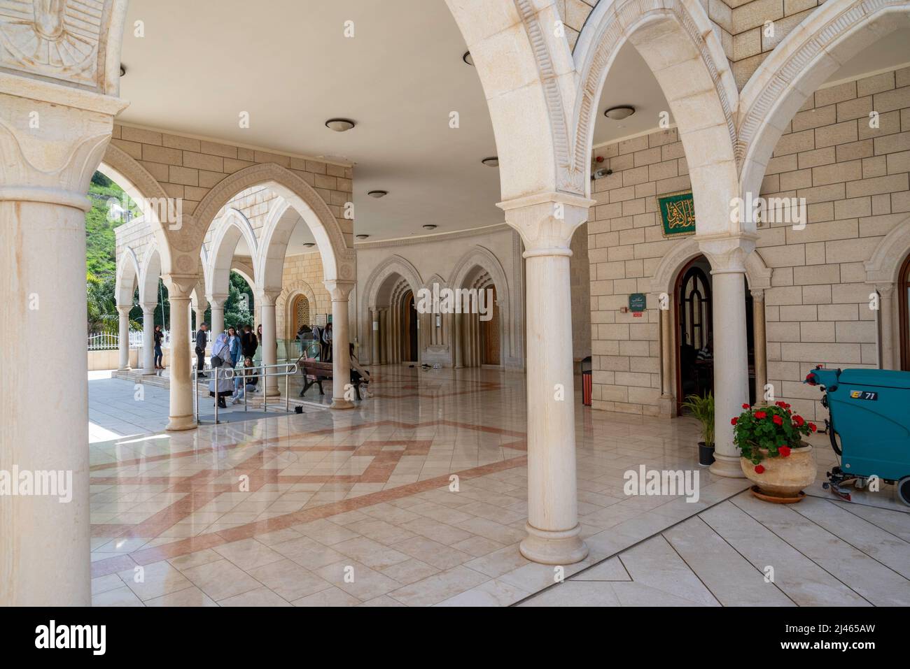 Israele, la Bassa Galilea. Nabi Shueib, Ietro la tomba del sito sacro dei drusi Foto Stock