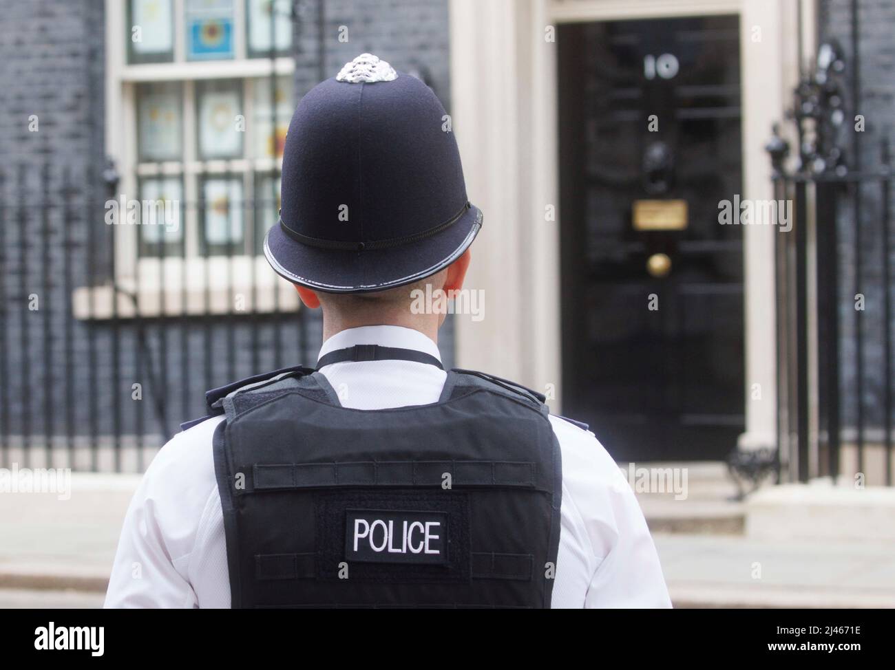 Londra, Regno Unito. 12th Apr 2022. Il primo Ministro, Boris Johnson sua moglie Carrie, e il Cancelliere Rishi Sunak hanno ricevuto oggi multe come un ripagamento dell'inchiesta di polizia sullo scandalo Partygate. Credit: Karl Black/Alamy Live News Foto Stock