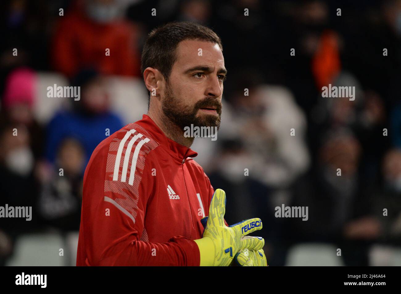 Carlo Pinsoglio della Juventus durante la Serie A Football match tra Juventus FC e Cagliari calco, presso lo Stadio Allianz, il 21 dicembre 2021 in "**" Foto Stock