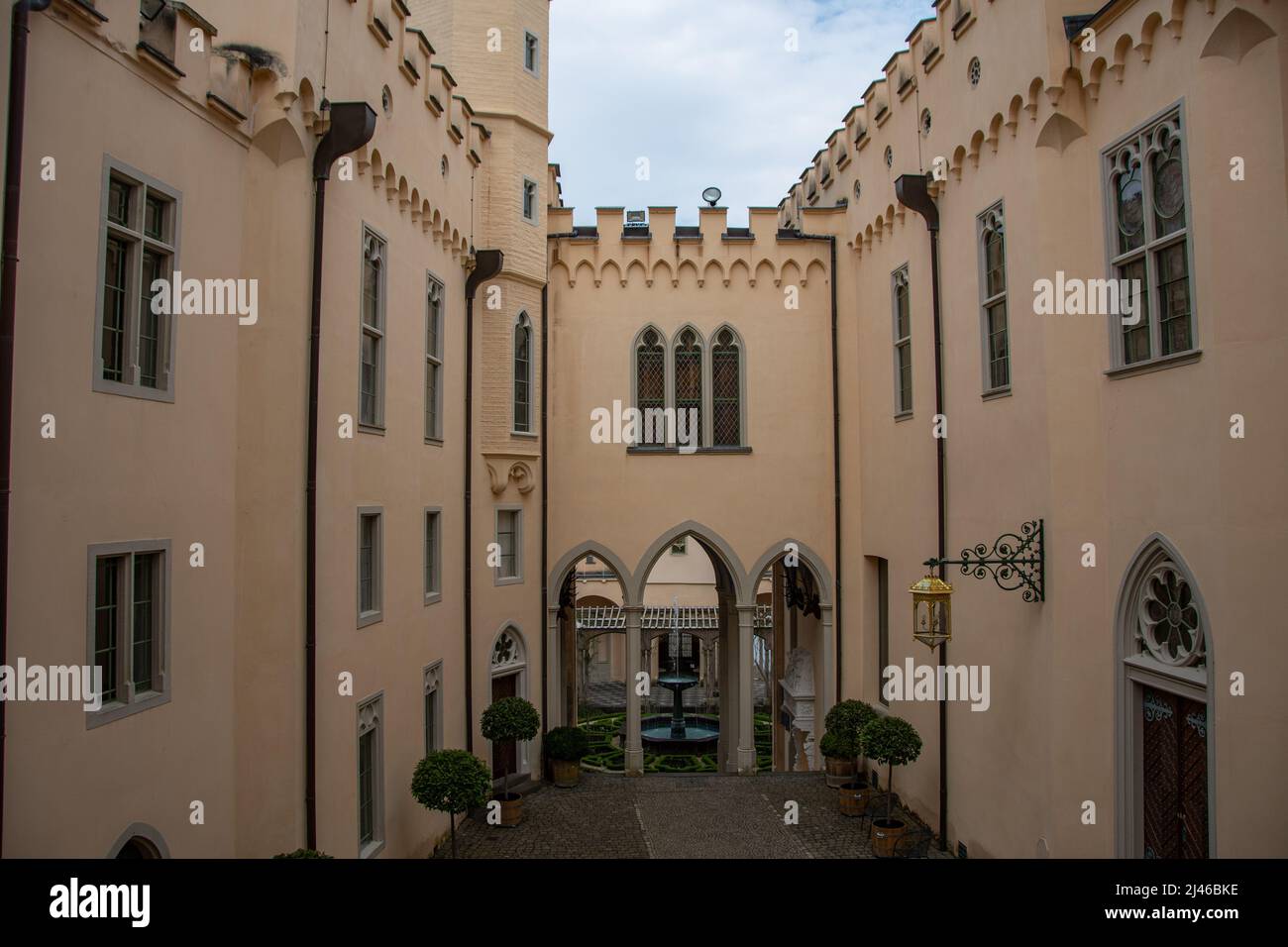 Coblenza, Germania 20 marzo 2022, per il Castello di Stolzenfels a Coblenza Foto Stock