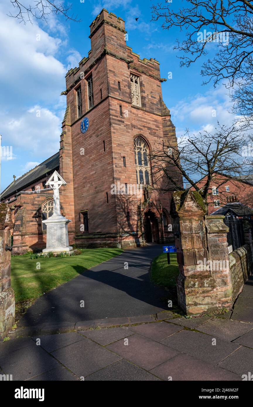 Chiesa cattolica su Warwick Road, Carlisle, Cumbria, Regno Unito Foto Stock